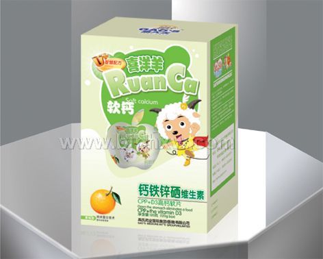 喜洋洋钙铁锌硒维生素软钙