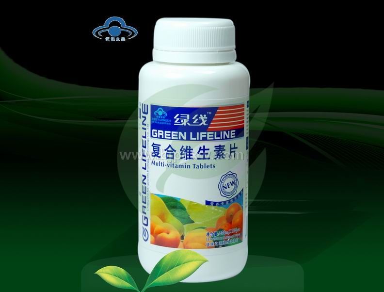 复合维生素片 — 绿线——华夏外用产品招商网