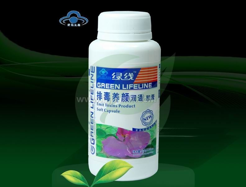 排毒养颜胶囊 — 绿线