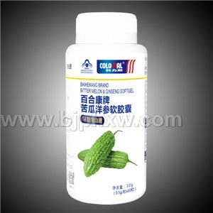 百合康牌苦瓜洋参软胶囊