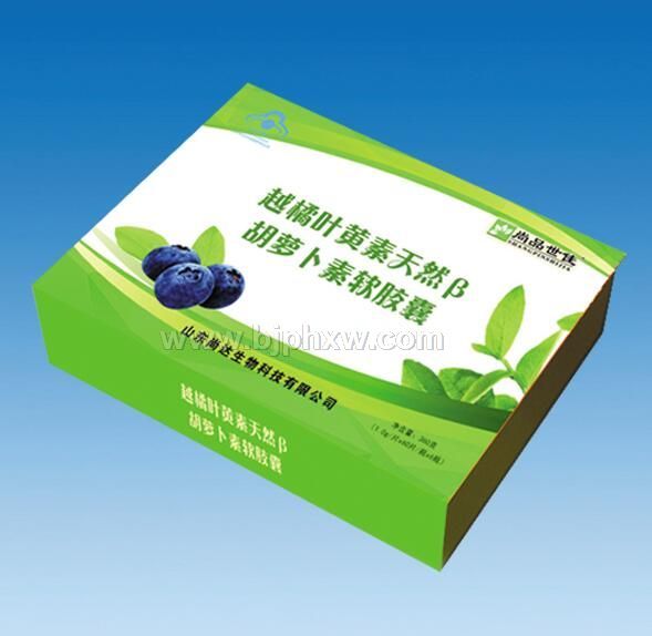 越橘叶黄素天然β-胡萝卜素软胶囊-会销系列——华夏外用产品招商网