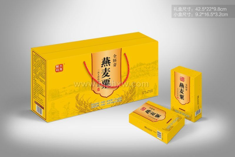 燕麦栗礼品盒——华夏外用产品招商网