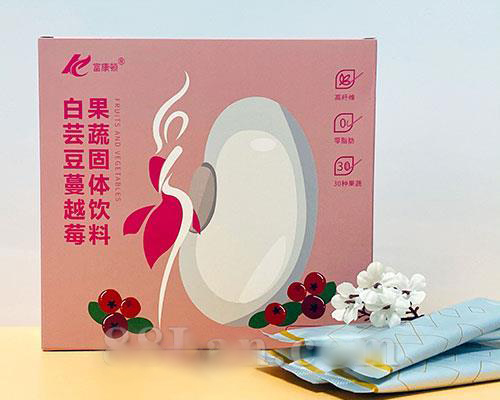 白芸豆蔓越莓果蔬固体饮料私域流量小程序抖音